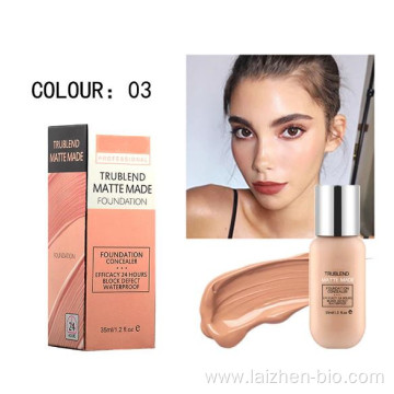 Long lasting full effect natural makeup foundation